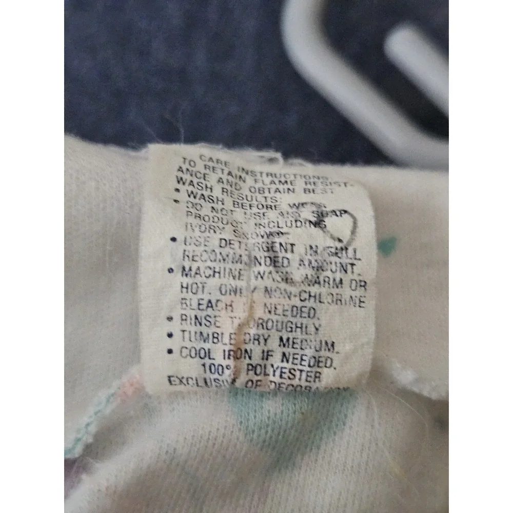 Vtg Carter's Baby Sleeper Small 11 lbs White Pastel‎ Balloon (0-3 M)